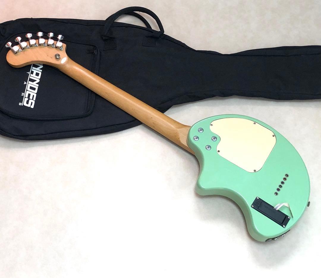 【美品】ZO-3 ミントグリーン アンプ内蔵ミニギター ケース付 ぞーさん