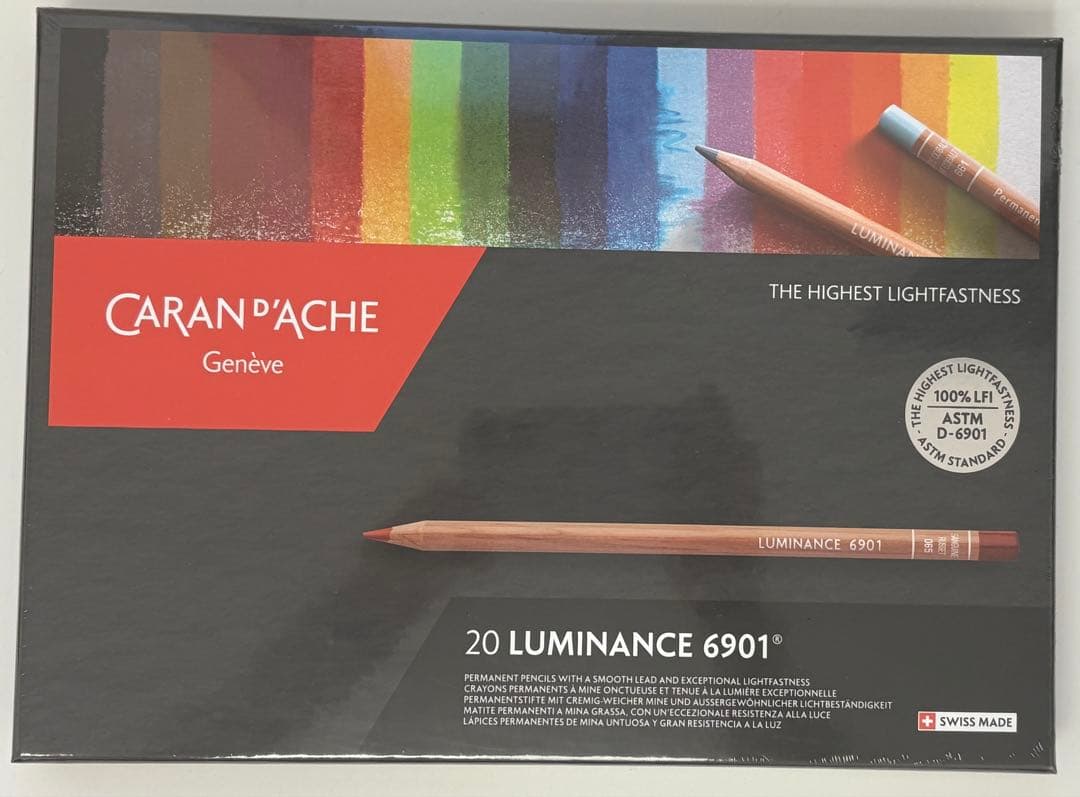 大人の塗り絵・スイス製高級色鉛筆｜カランダッシュ20色｜未使用