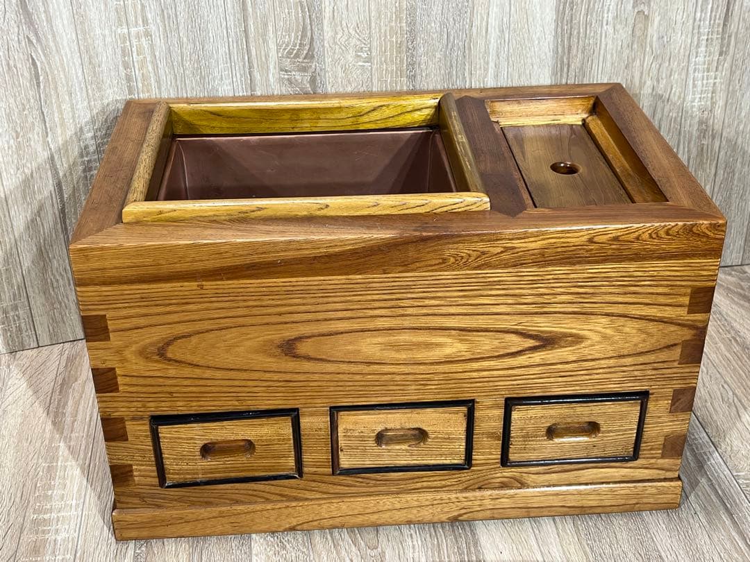 長火鉢　コンパクト　豆火鉢　ミニ火鉢