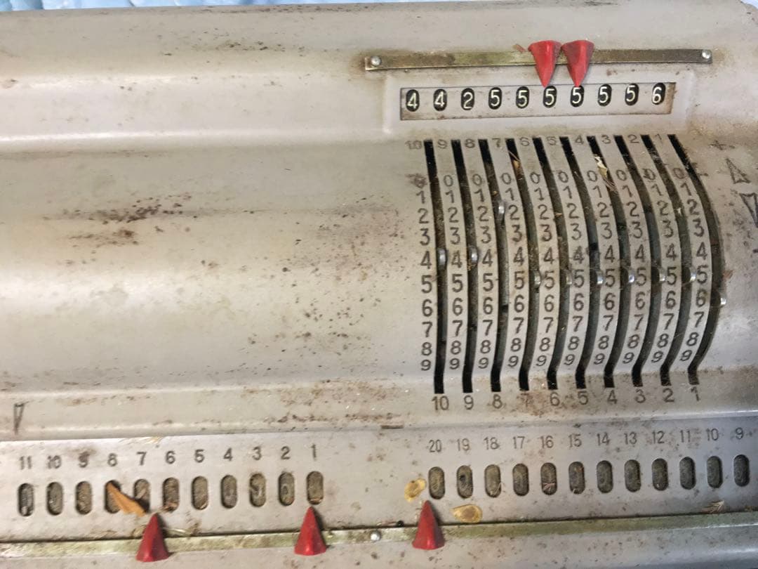 Toshiba 手動計算機 レトロ