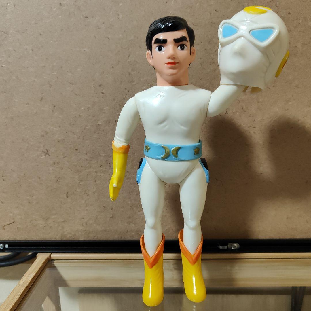 当時物　旧バンダイ　月光仮面　面取れ