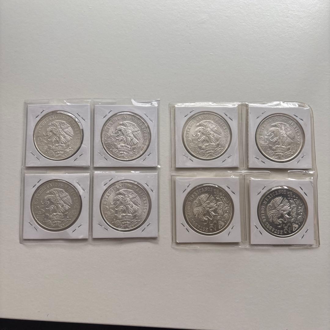 み*つ様 メキシコオリンピック記念銀貨8枚セット