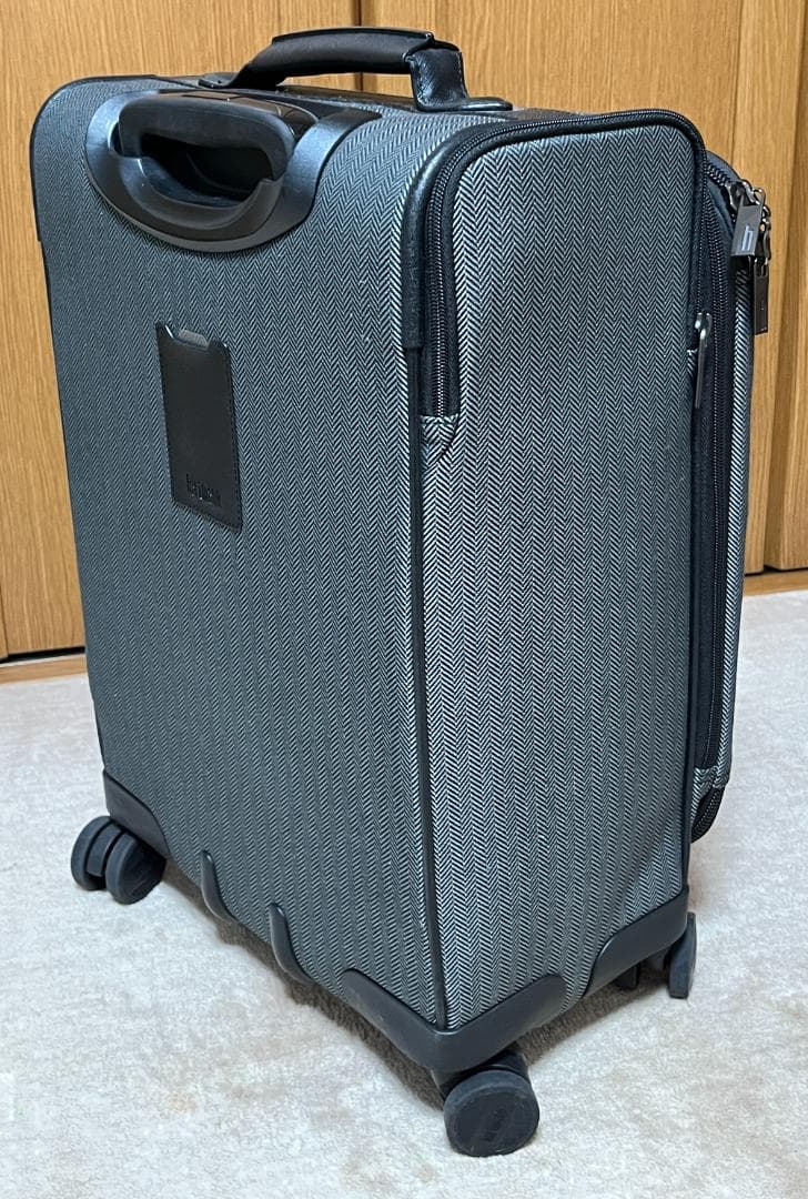 美品　ハートマン メンズ スーツケース バッグ　ツイード　ヘリンボーン