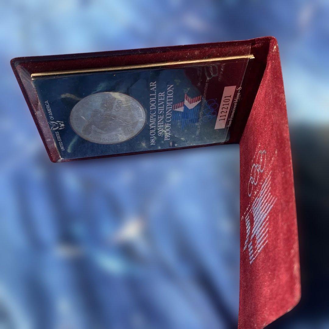 オリンピック　1983年ロサンゼルスオリンピック記念銀貨