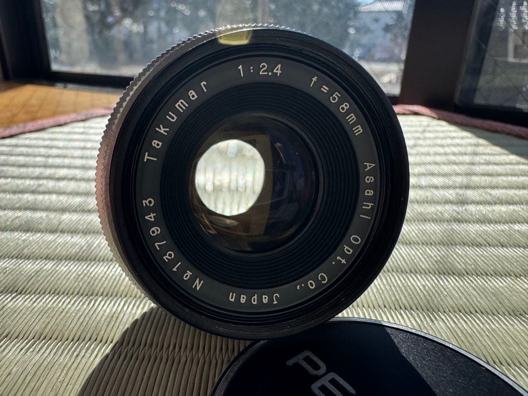 【希少】Takumar 58mm f/2.4 M42レンズ pentax