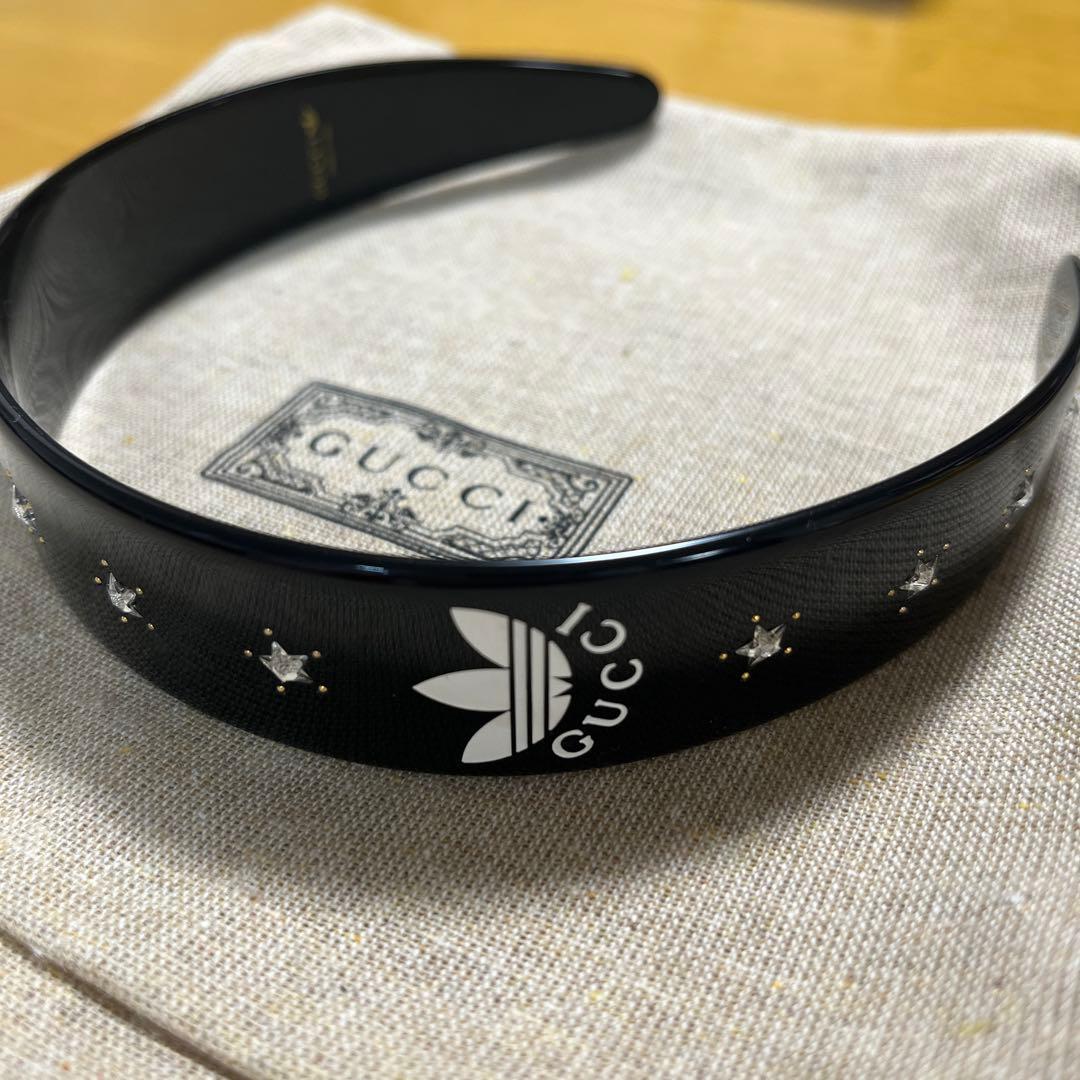 最終値下げ　グッチアディダス　カチューシャ　ヘアアクセサリー