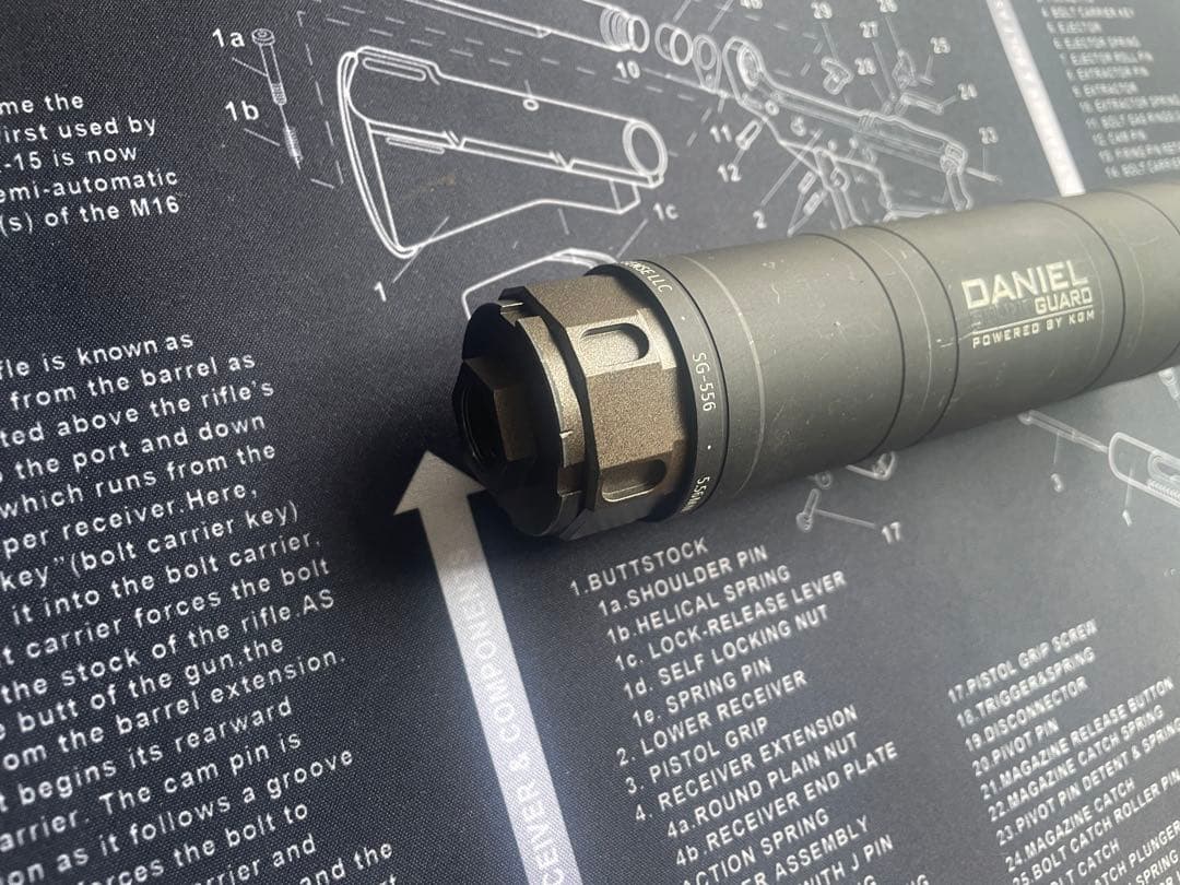 Daniel Defense ダニエルディフェンス サプレッサー 14mm逆ネジ