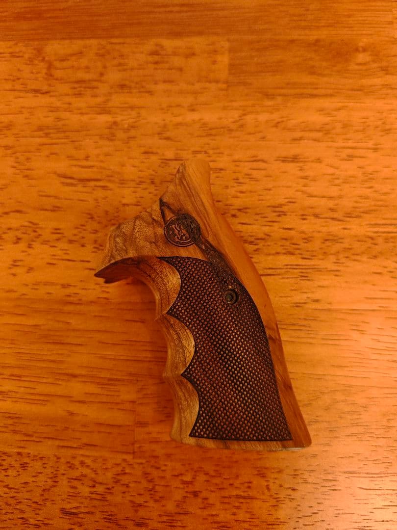 S&W Kフレーム Lフレーム ウッドグリップ