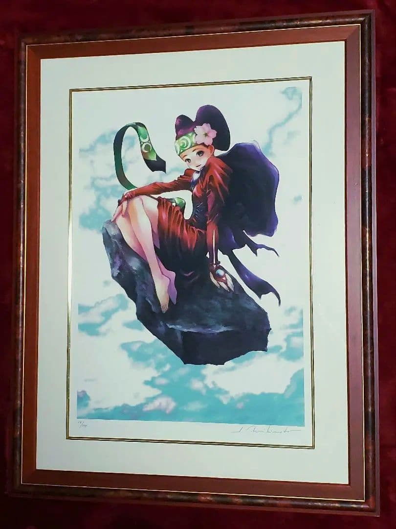 【アールビバン】☆美樹本晴彦☆直筆サイン入り版画『UTINAGUTI』保証書付き