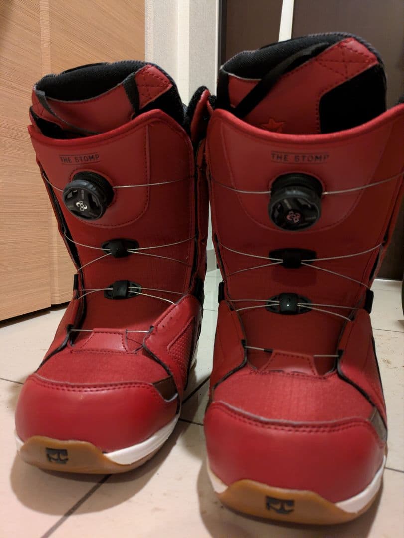 スノーボードブーツ レッド　美品　27.5cm rome sds