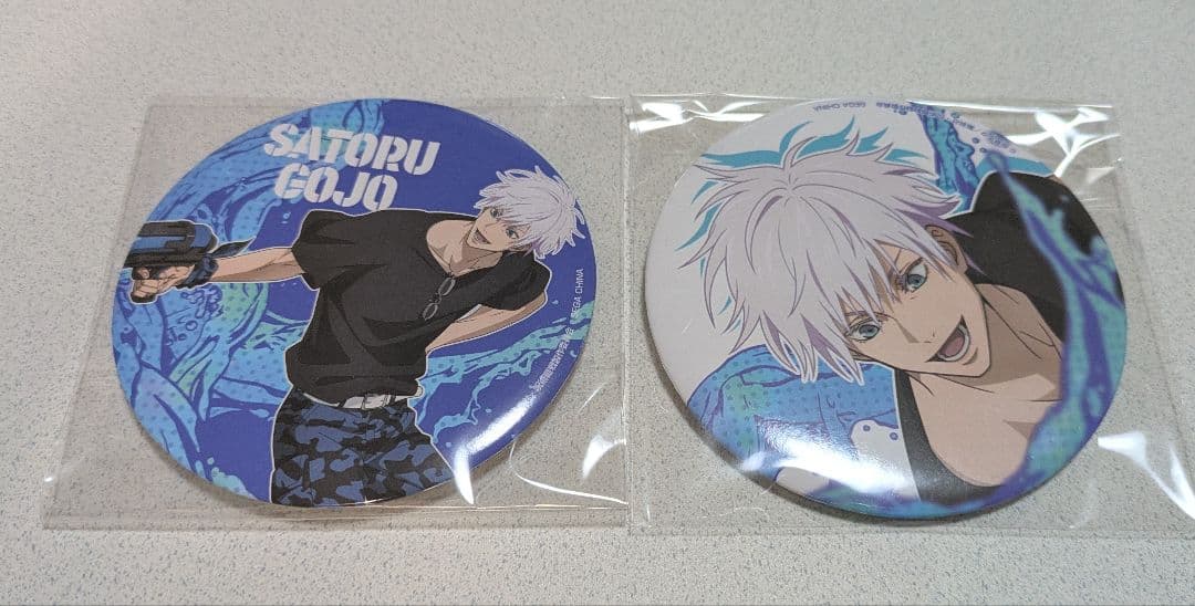 呪術廻戦 五条悟 セガラッキーくじ 缶バッジ