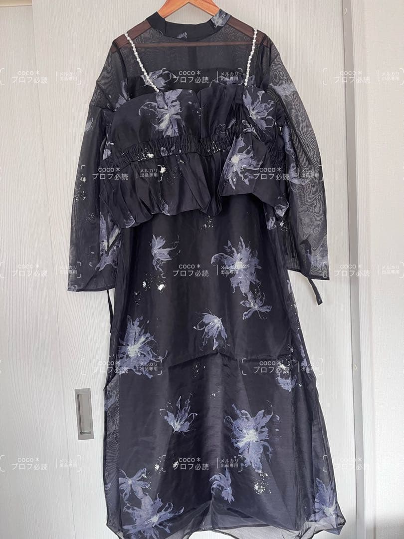 スーツ・フォーマル・ドレス WILLFULLY pearl shoulder camisole set