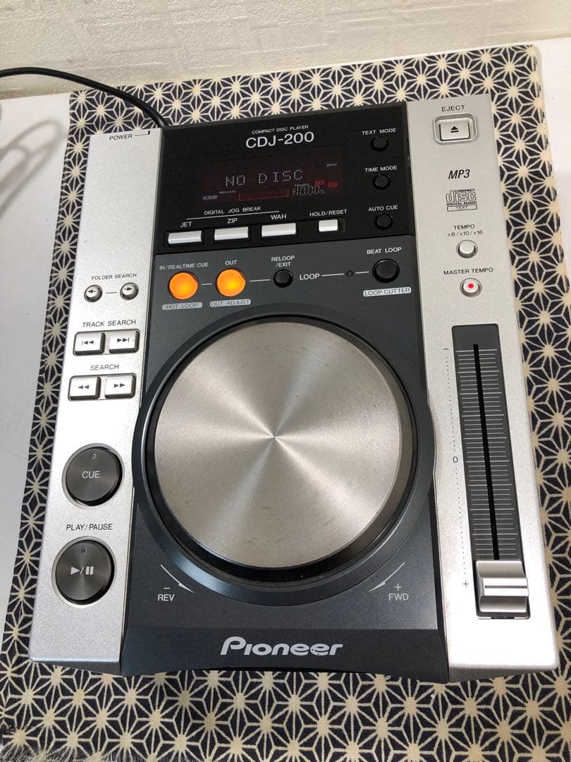 Pioneer dj パイオニア　CDJ-200 レンズクリーニング