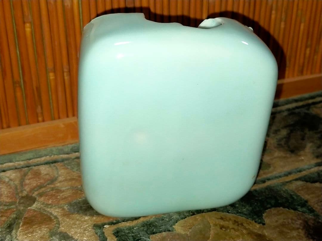 ♥林秀行♥　青磁　♥　扁壷　♥　花瓶　花器　共箱付き　花入れ　走泥社　前衛陶芸