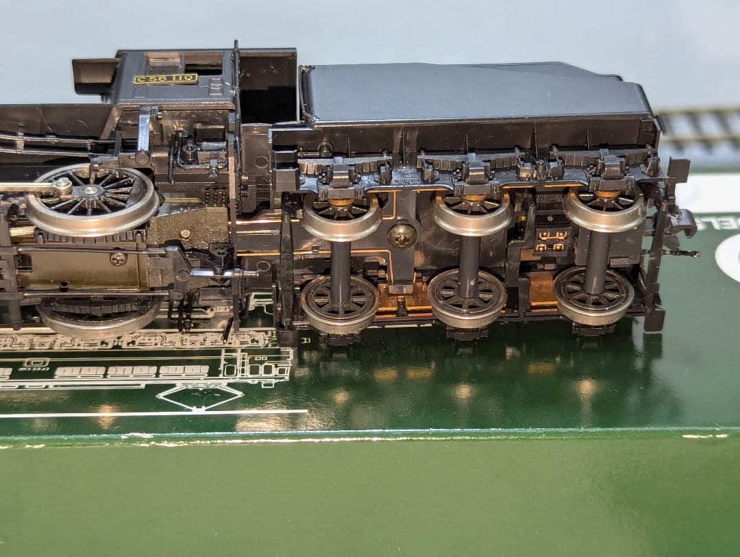 KATO　C56　蒸気機関車　【1-201】　HOゲージ　パーツ取付済み　②