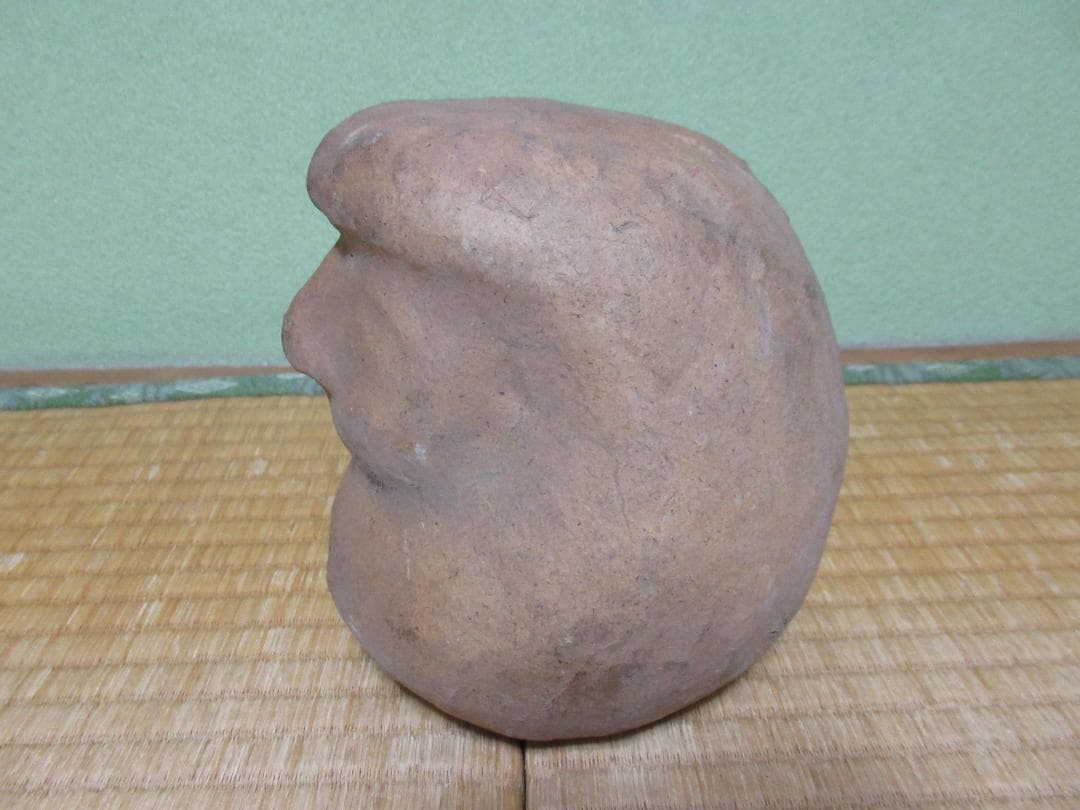 ◆極希少 大正時代◆相州だるま(達磨/ダルマ) 張り子された状態 木製木型 中