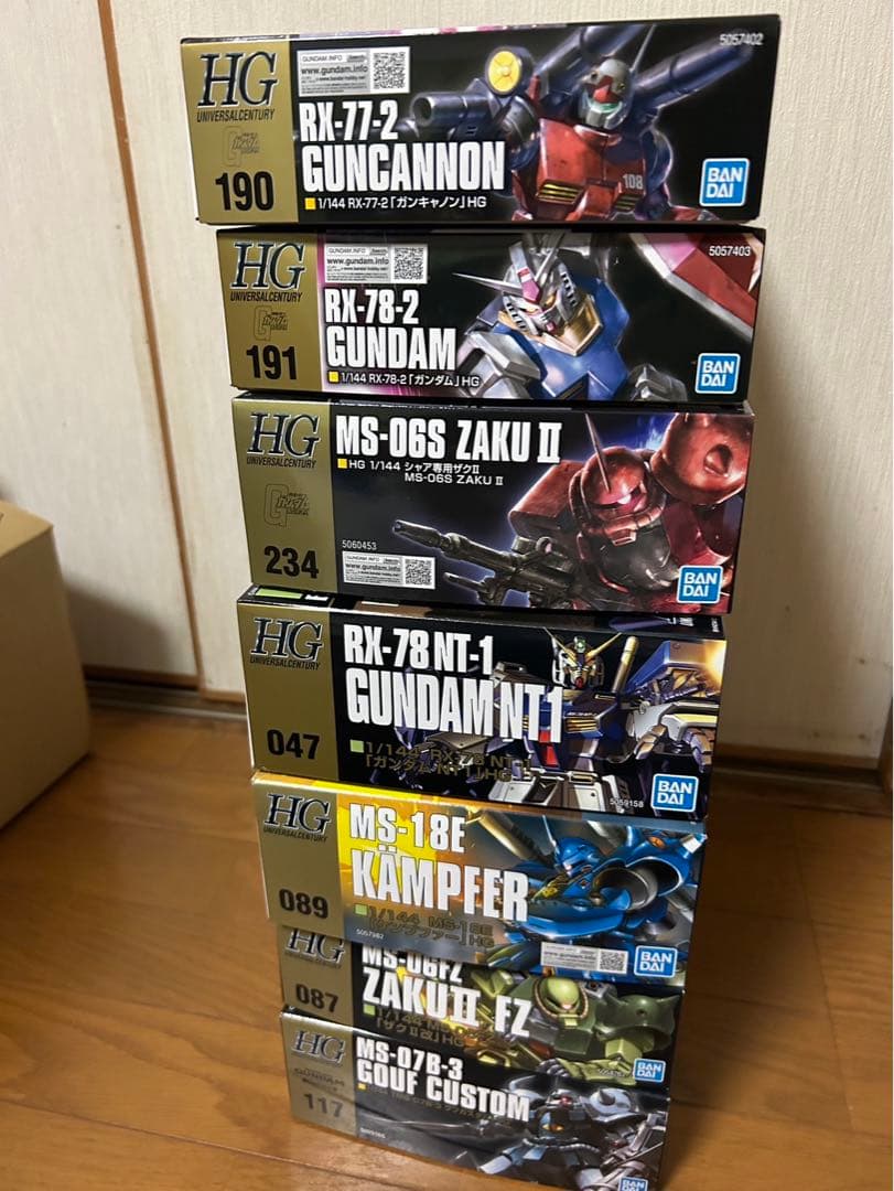 HGガンプラまとめ売り 7点