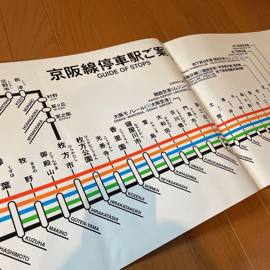 京阪線停車駅案内
