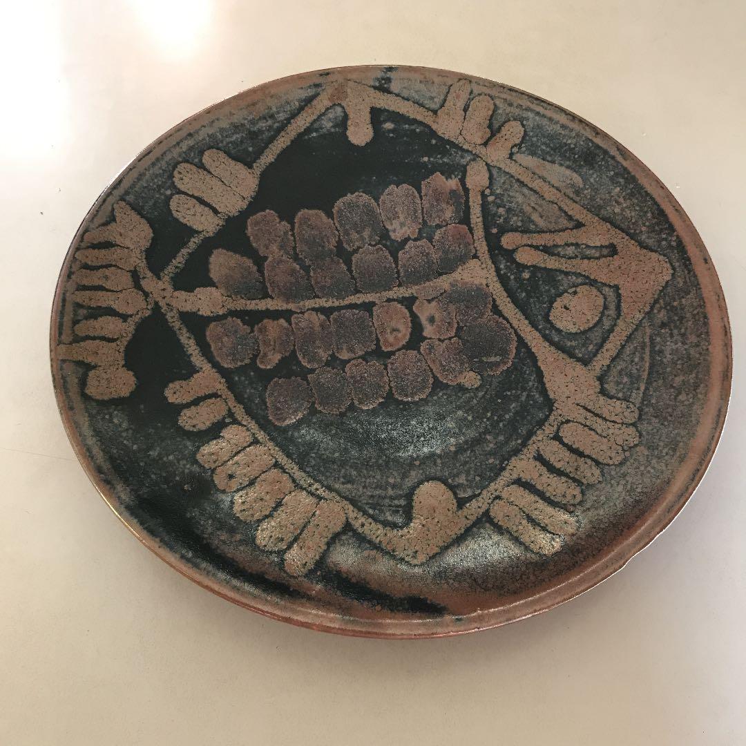 陶芸家　浜田庄司作　大皿
