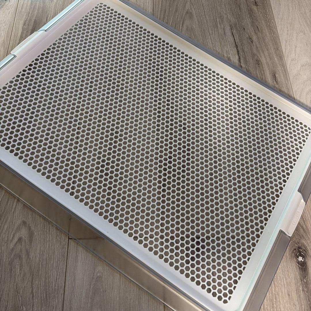 ボンビアルコン ペットレークリアメッシュ M ワイド トイレトレー 2点