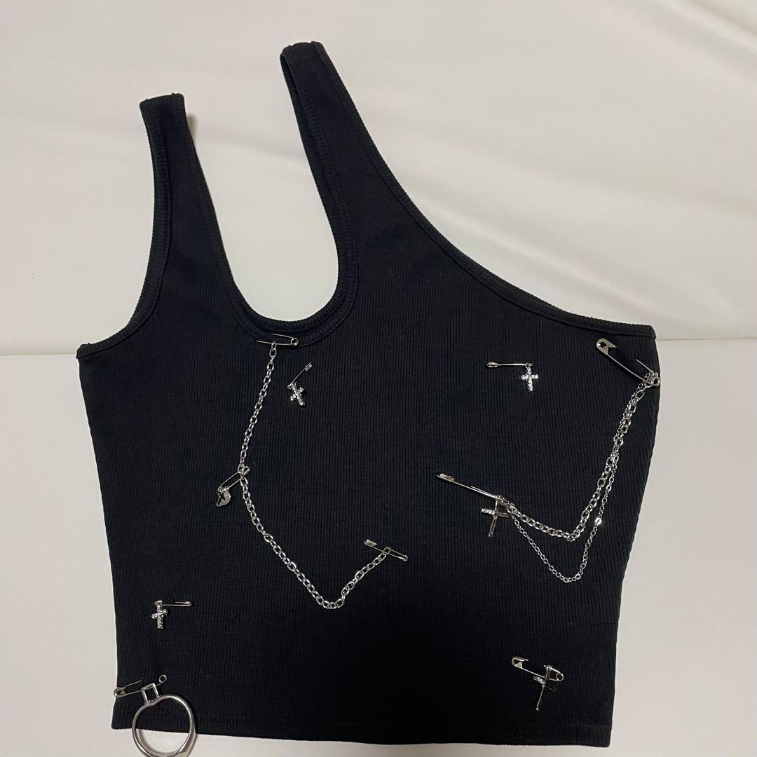 トップス S customize chain tank Theredthread