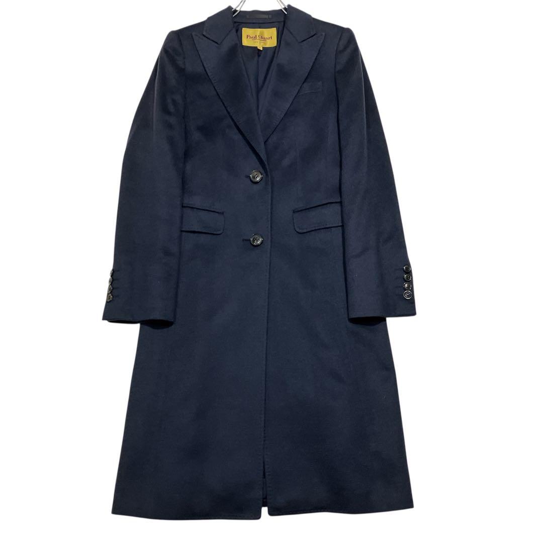 【溢れる高級感】ポールスチュアート　カシミヤ100% ロングチェスターコート