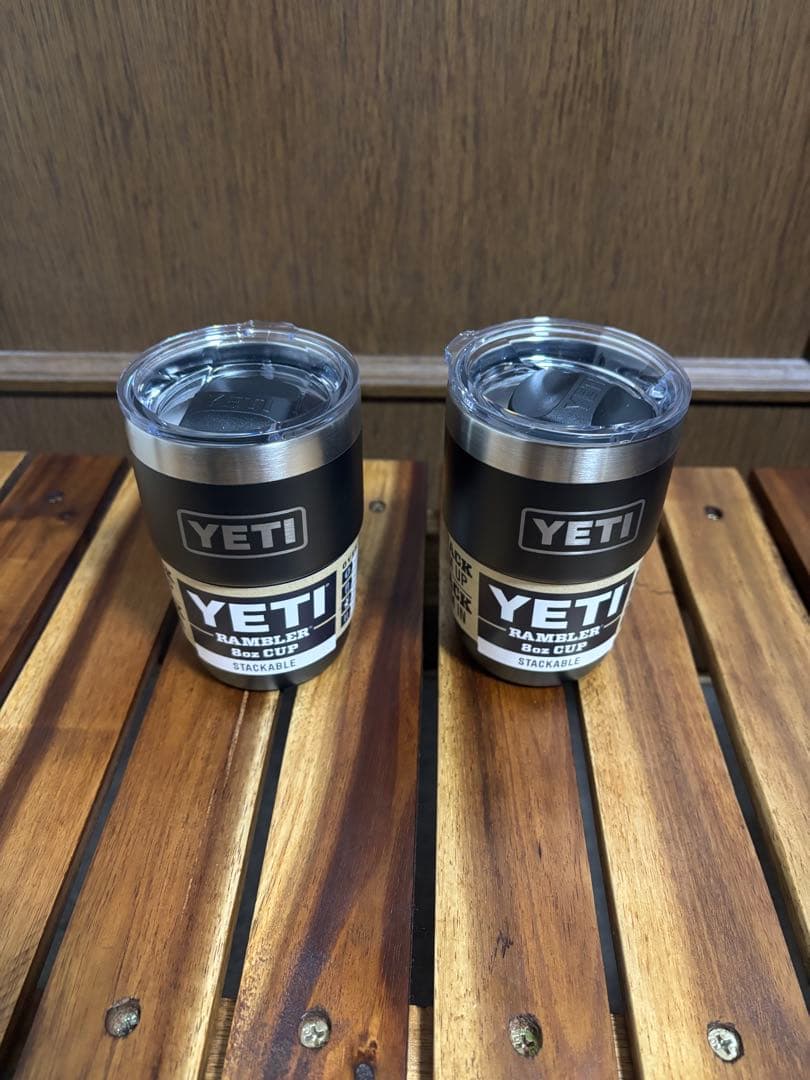 ブラック　YETI イエティ 8oz 8オンス スタッカブルカップ 約236ml