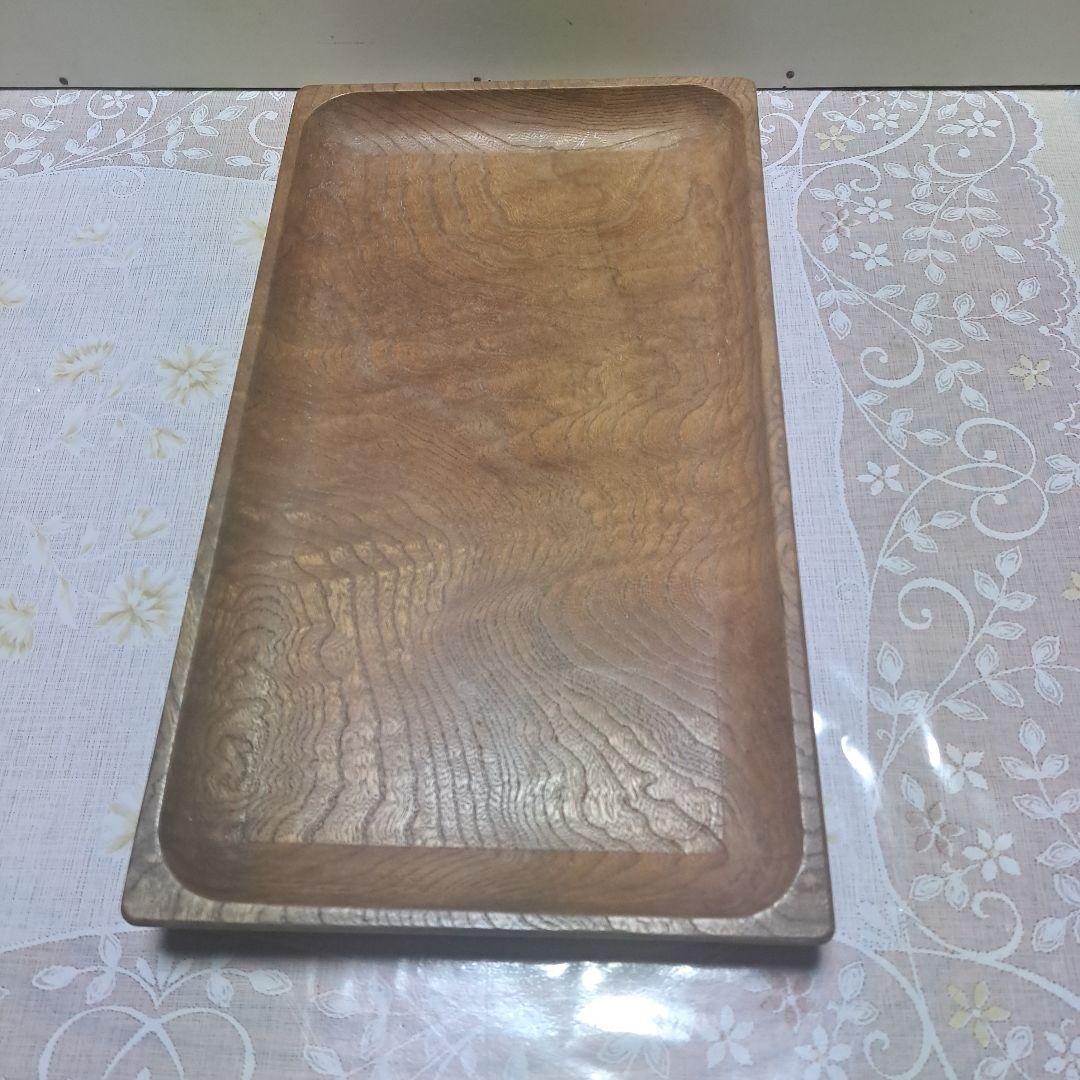 煎茶盆　18×31cm　未使用　古美術