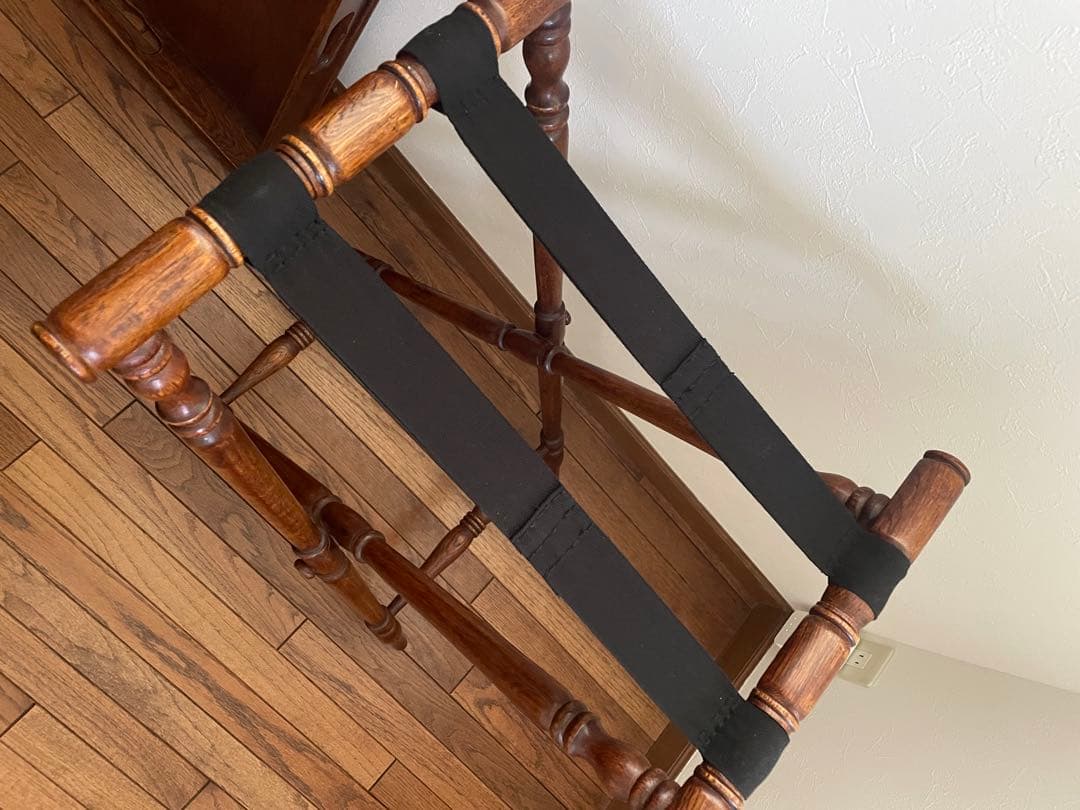 メンテナンス済　イギリス製アンティーク　トレイテーブル 折りたたみ式