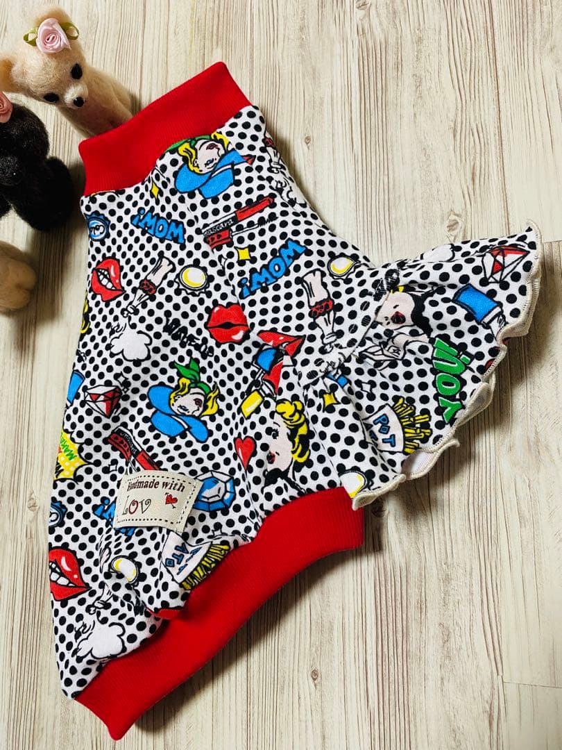 犬服 ラグラン(Ｓ) ꒡̈⃝Lily꒡̈⃝ハンドメイド