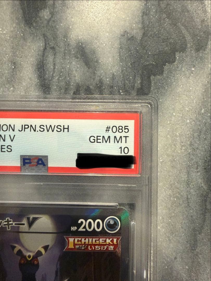 【PSA10】【人気】ポケモンカード　ブラッキーV SR