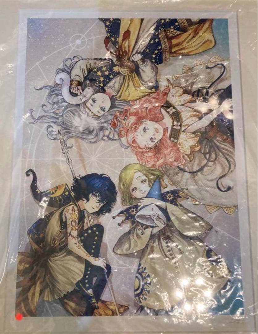 白浜鴎 とんがり帽子のアトリエ 原画展 アートグラフ 直筆サイン入り 額なし