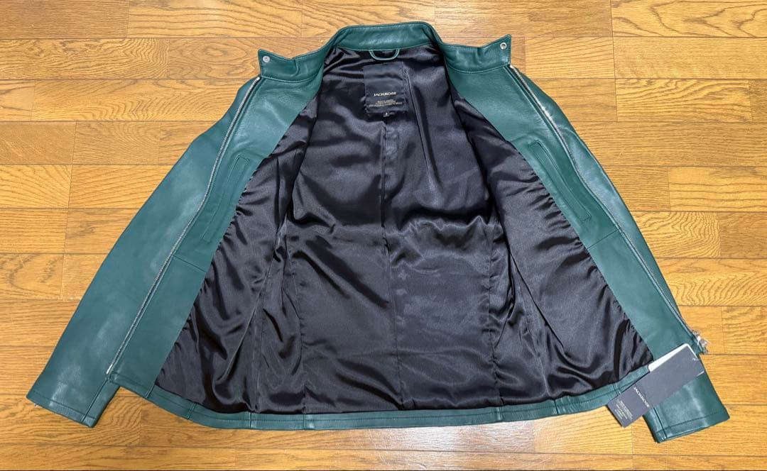 新品【JACKROSE】ラムレザー ライダースジャケット☆3