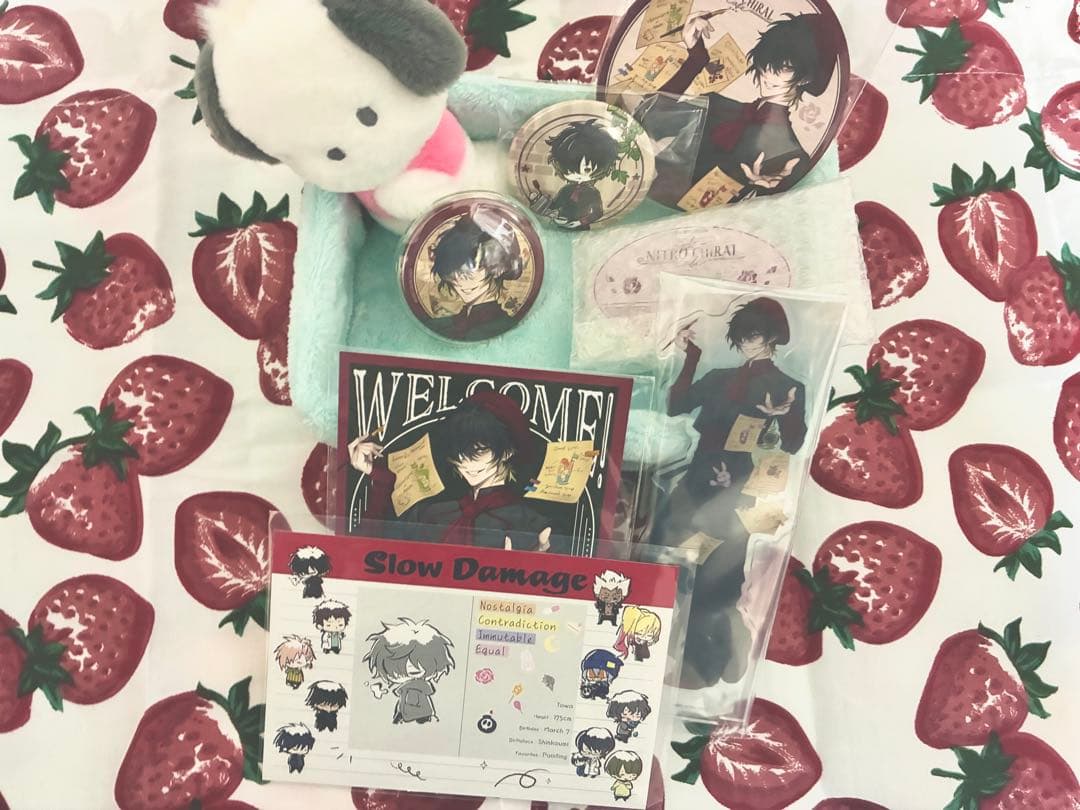 (おまけ付き)ニトロキラル　スロウダメージ　トワ　eeoカフェ　グッズセット