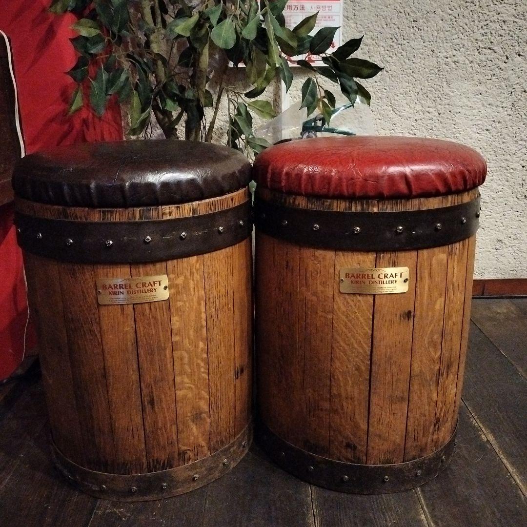 Chika BARREL CRAFT スツール 赤or黒