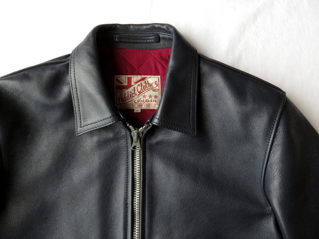 アディクトクローズ AD-01 ホース ダークブルー 38 シングルライダース