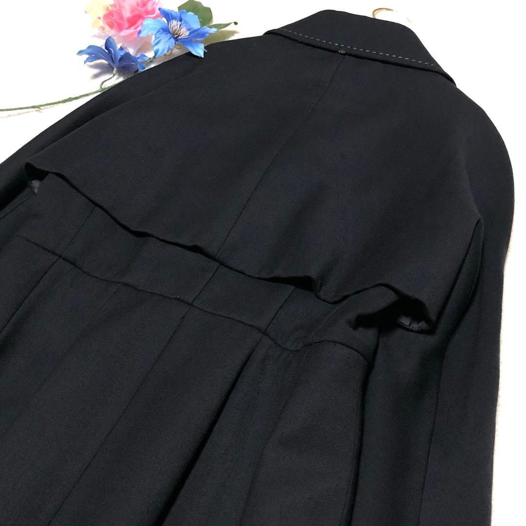 ほぼ未使用　スポーツマックス　チェスターコート　ダブル　ラナウール　シルク　42