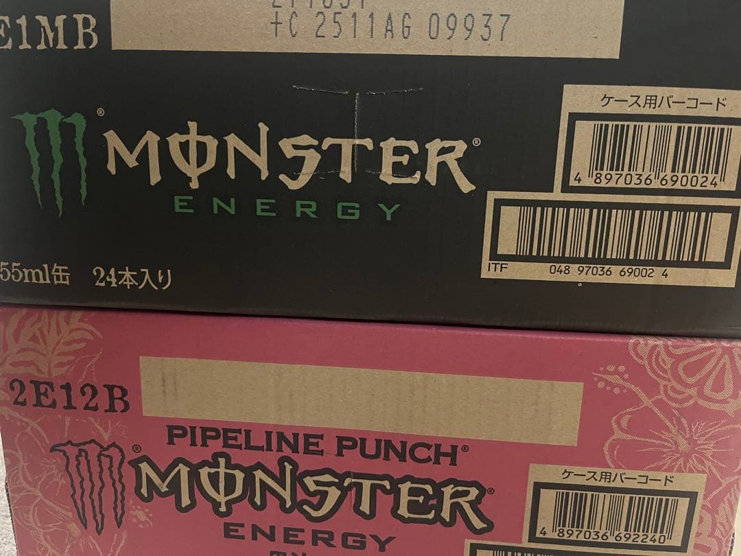 モンスターエナジー&パイプラインパンチ　2ケースセット