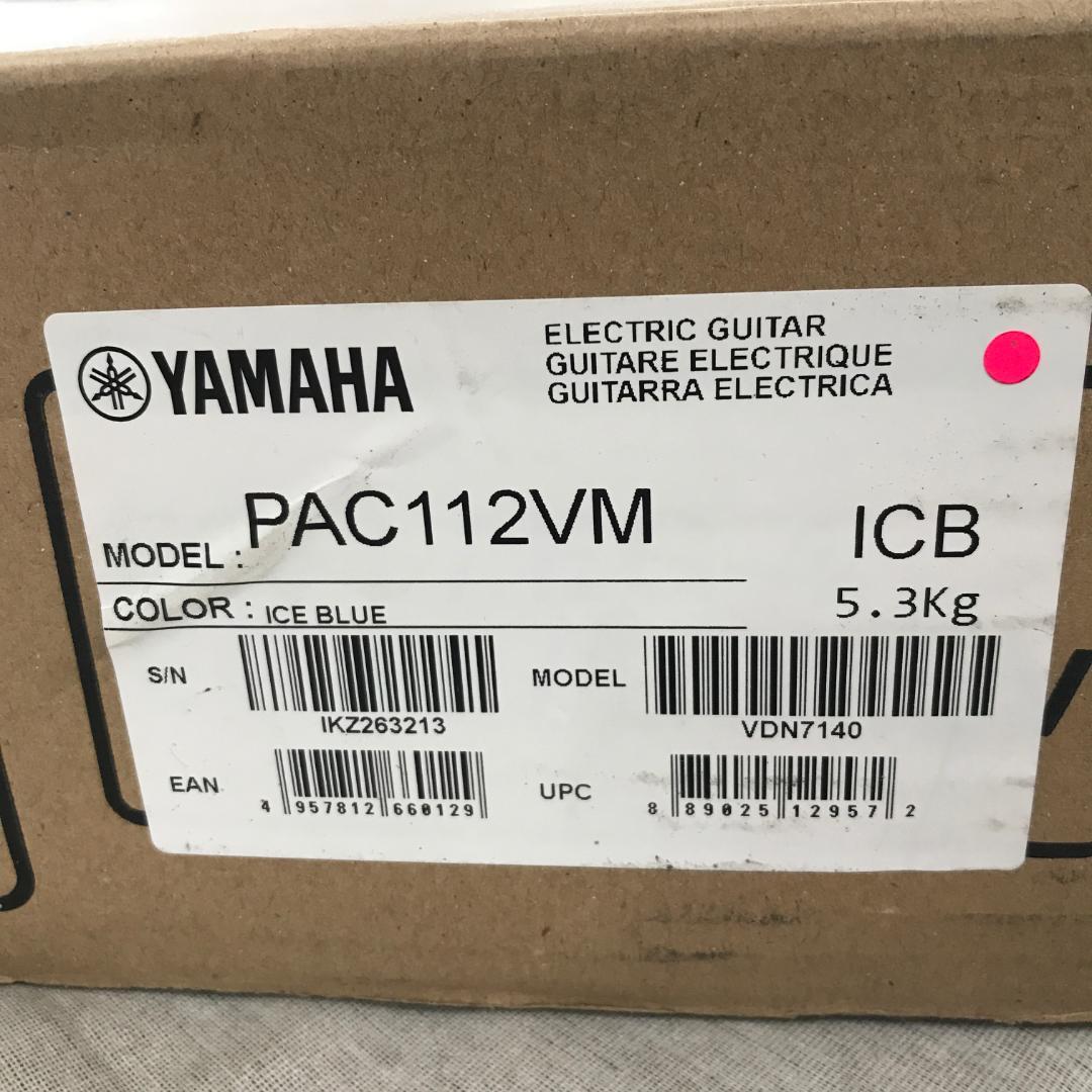 未開封 YAMAHA エレキギター PACIFICA112VM アイスブルー