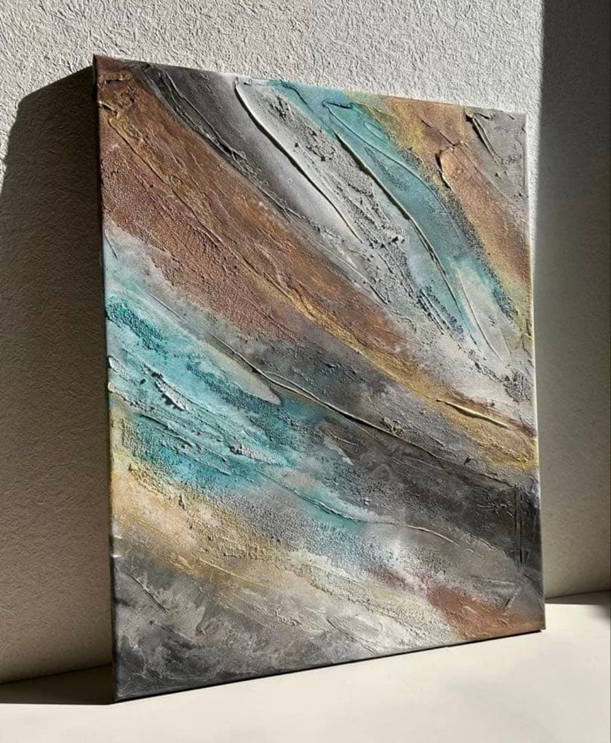 -Texture Art／50×40cm テクスチャー N.キャンバスボードd