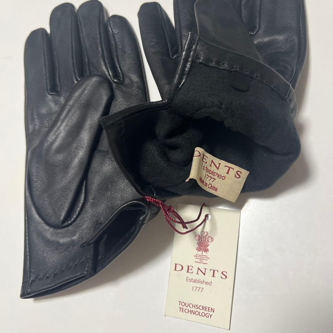 美品⭐️DENTS スマートフォンタッチ対応　ブラック手袋　デンツ手袋
