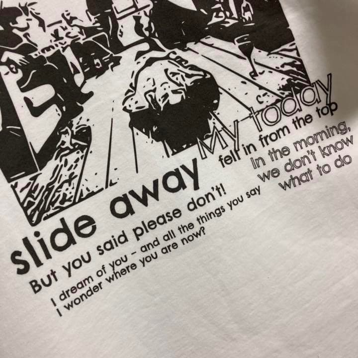 OASIS　当店限定　イラスト風　オアシス　ギャラガー　音楽　古着風　バンT