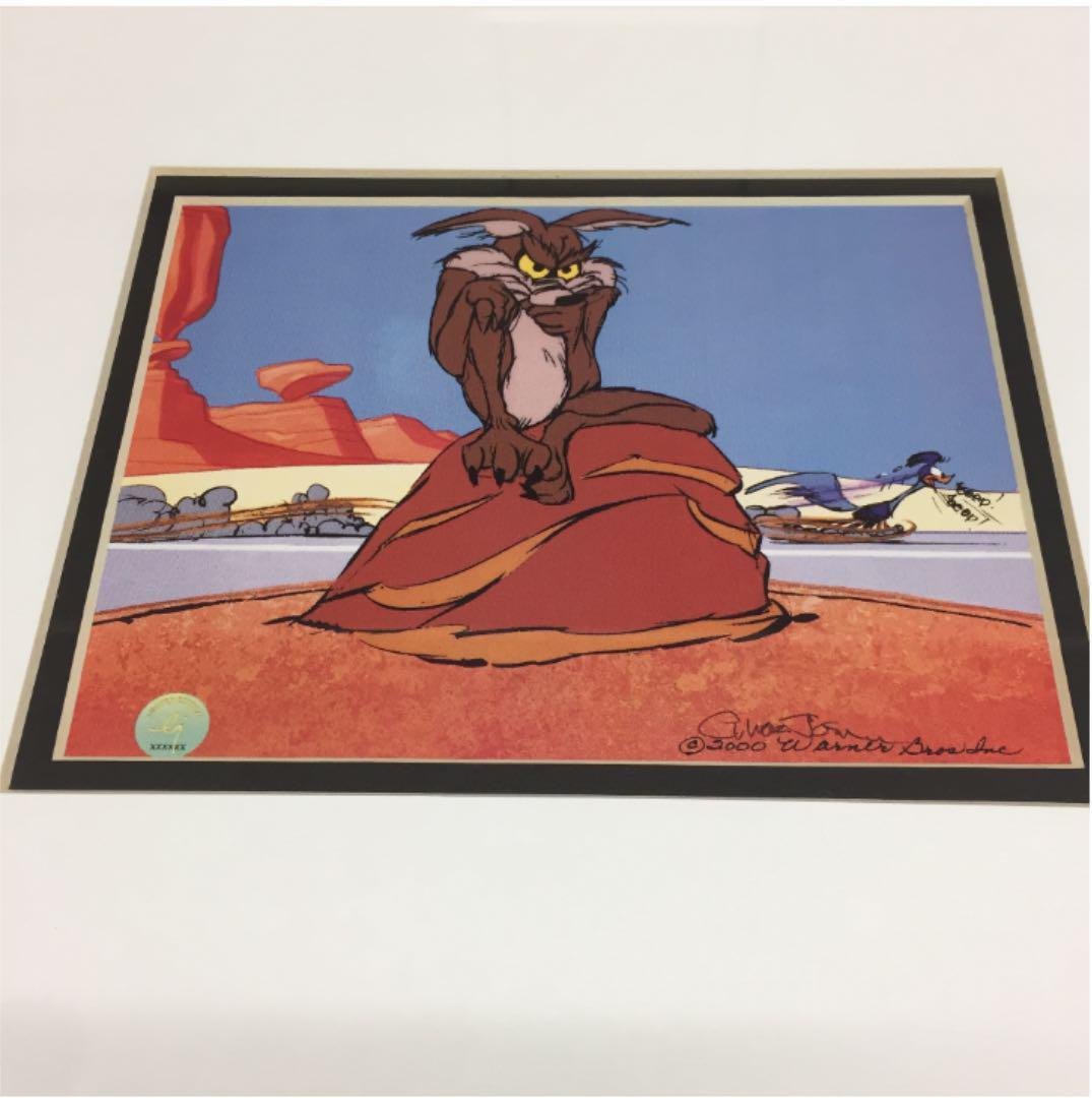 ルーニー・テューンズ セル画 原画 ワイリーコヨーテ ロードランナー