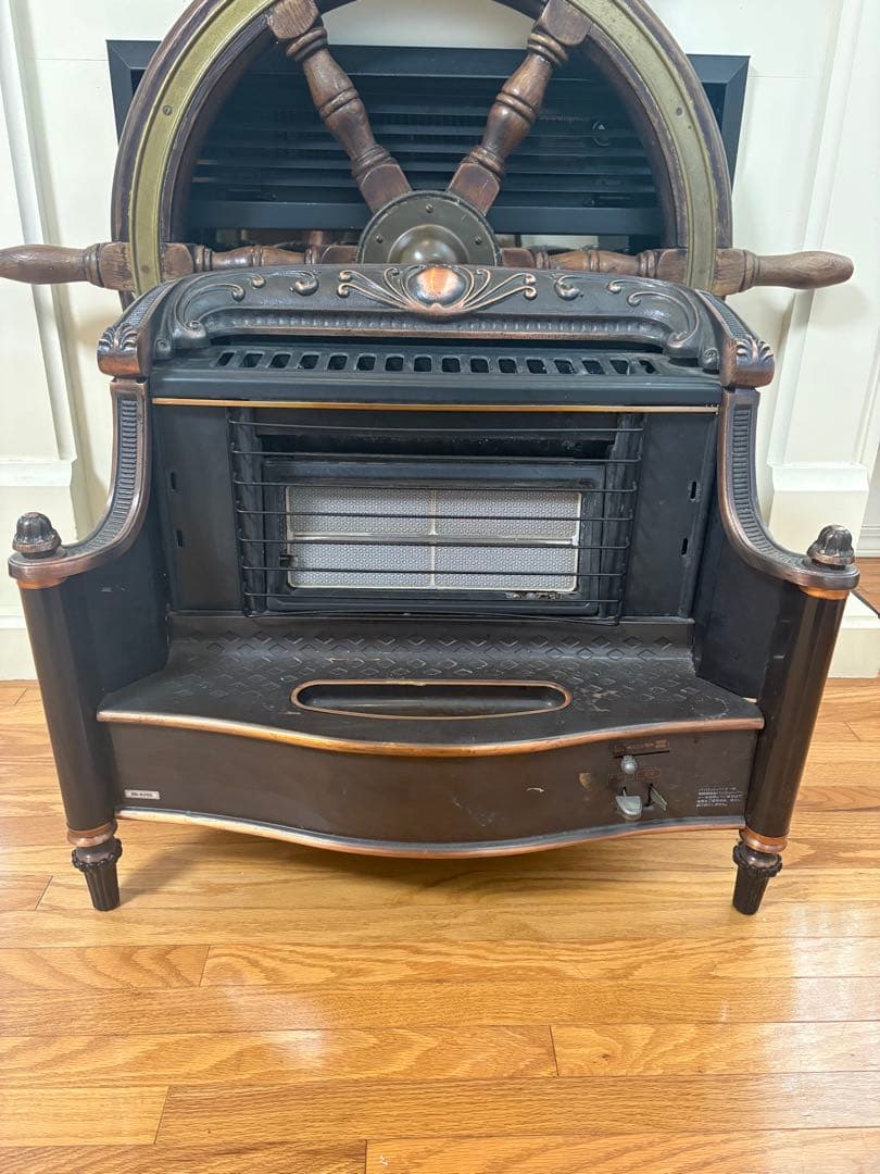 希少 Rinnai ガスストーブ アンティーク調 都市ガス