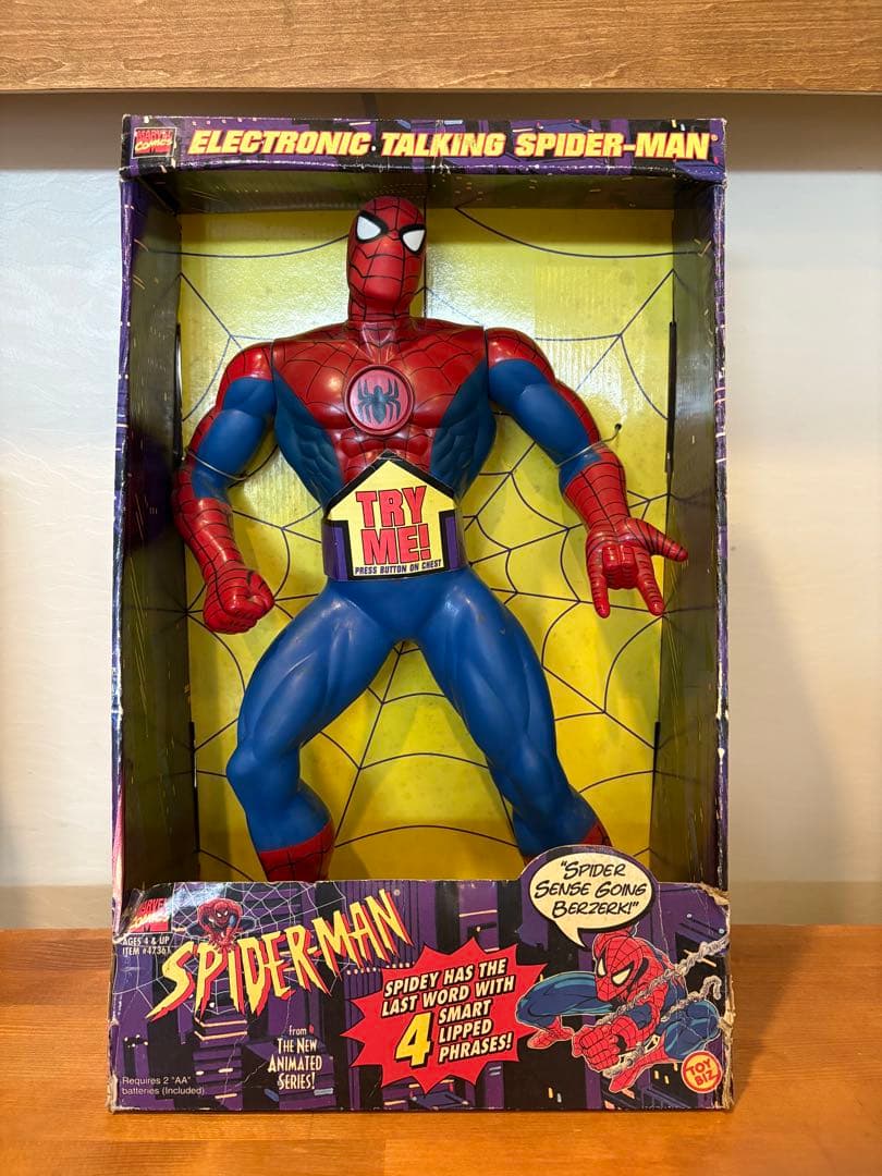 アメコミ -TOY BIZ- SPIDER MAN ELECTRONIC TALKING