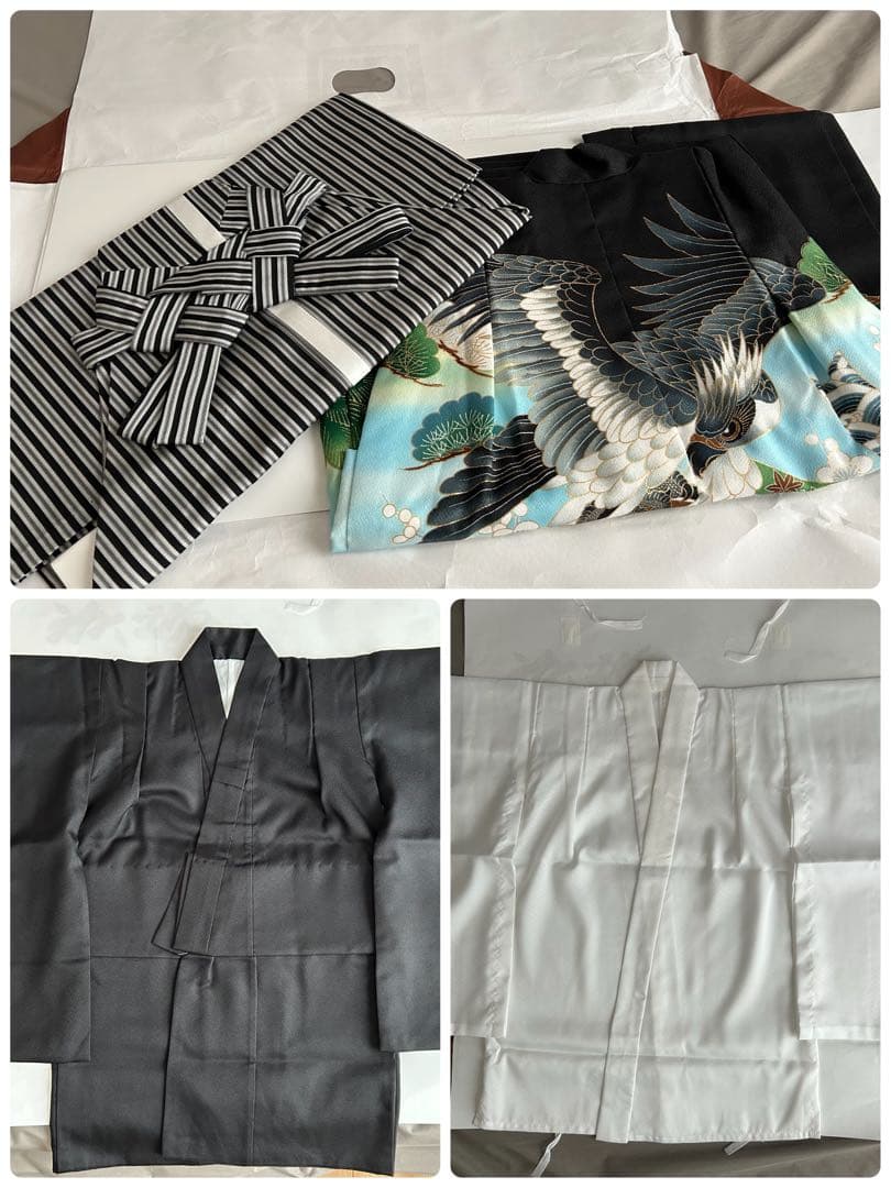 七五三 着物　去年105.6センチ男子着用 クリーニング済