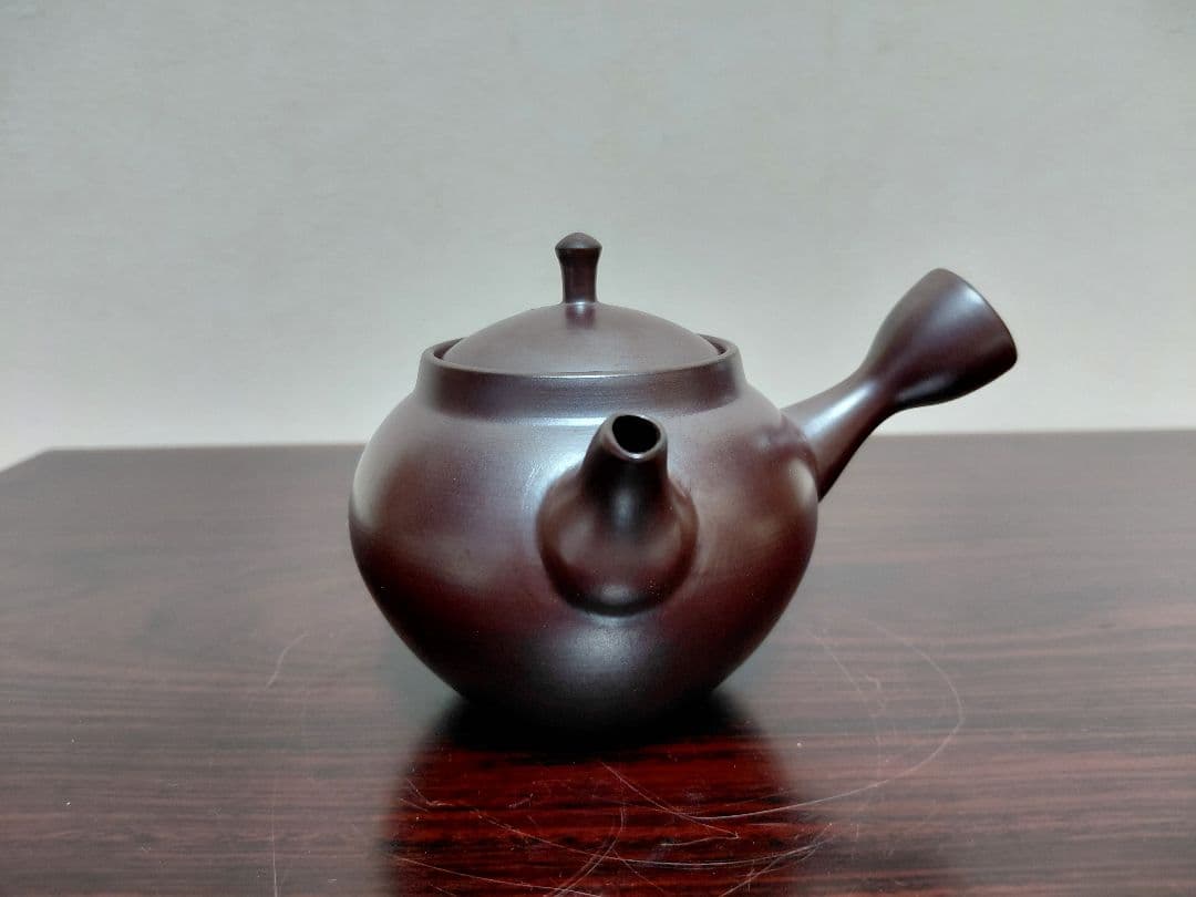 萬古焼 在銘 急須 煎茶道具