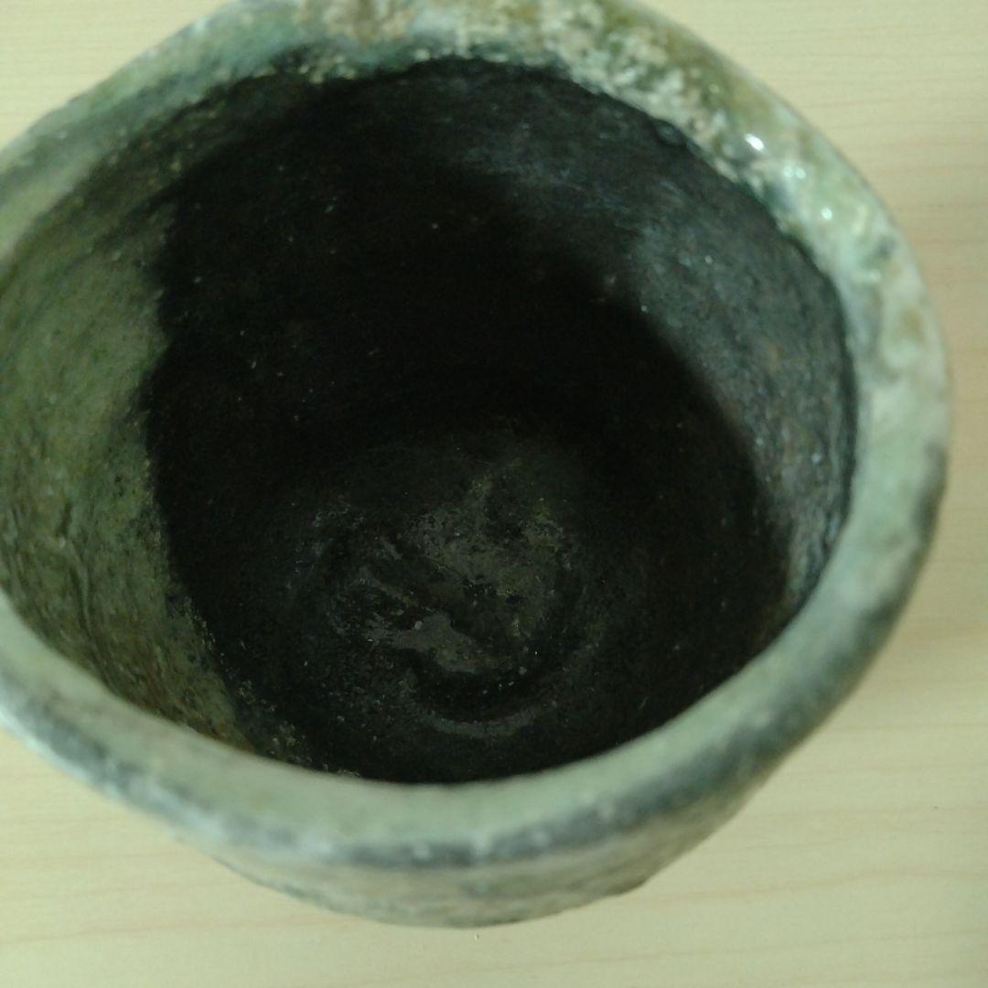 谷本景　伊賀湯呑　未使用　箱付