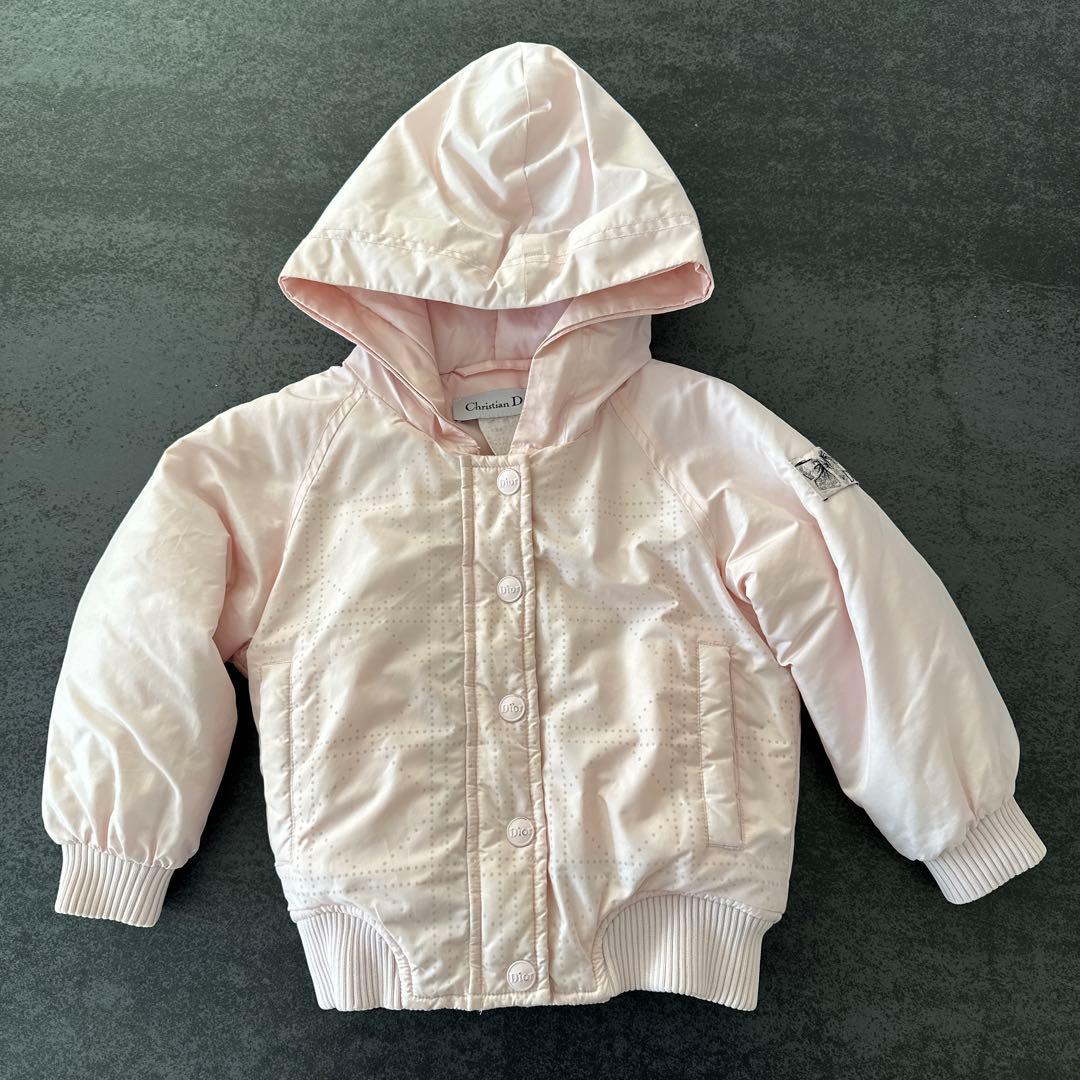 C*ア様 Christian Dior ピンク フード付きジャケット 4Y
