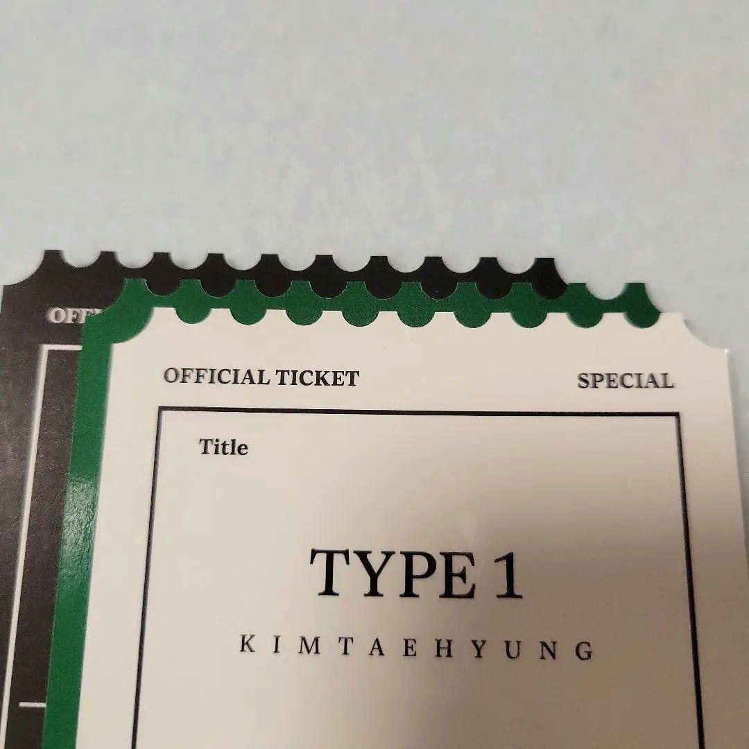 BTS V TYPE1 展示会 東京 ランダムフォトチケット テテ テヒョン